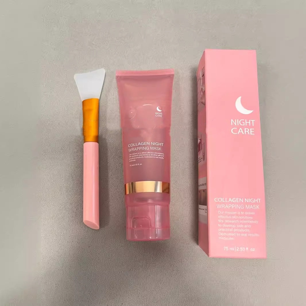 Face Night Mask Collagen Wrapping Mask Natural Ingredients