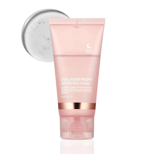 Face Night Mask Collagen Wrapping Mask Natural Ingredients