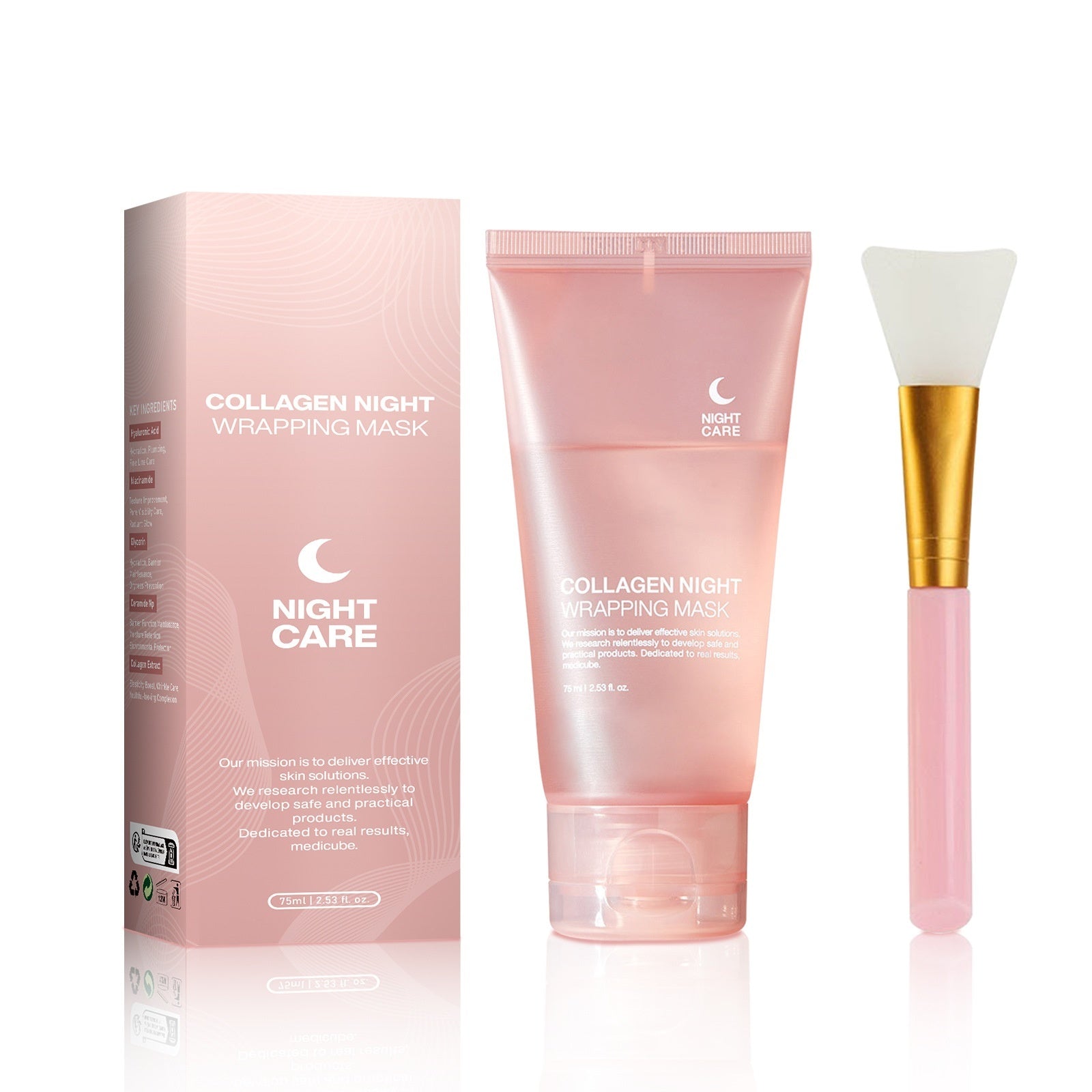 Face Night Mask Collagen Wrapping Mask Natural Ingredients