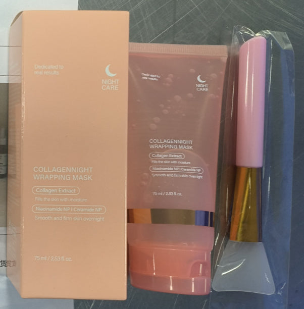 Face Night Mask Collagen Wrapping Mask Natural Ingredients